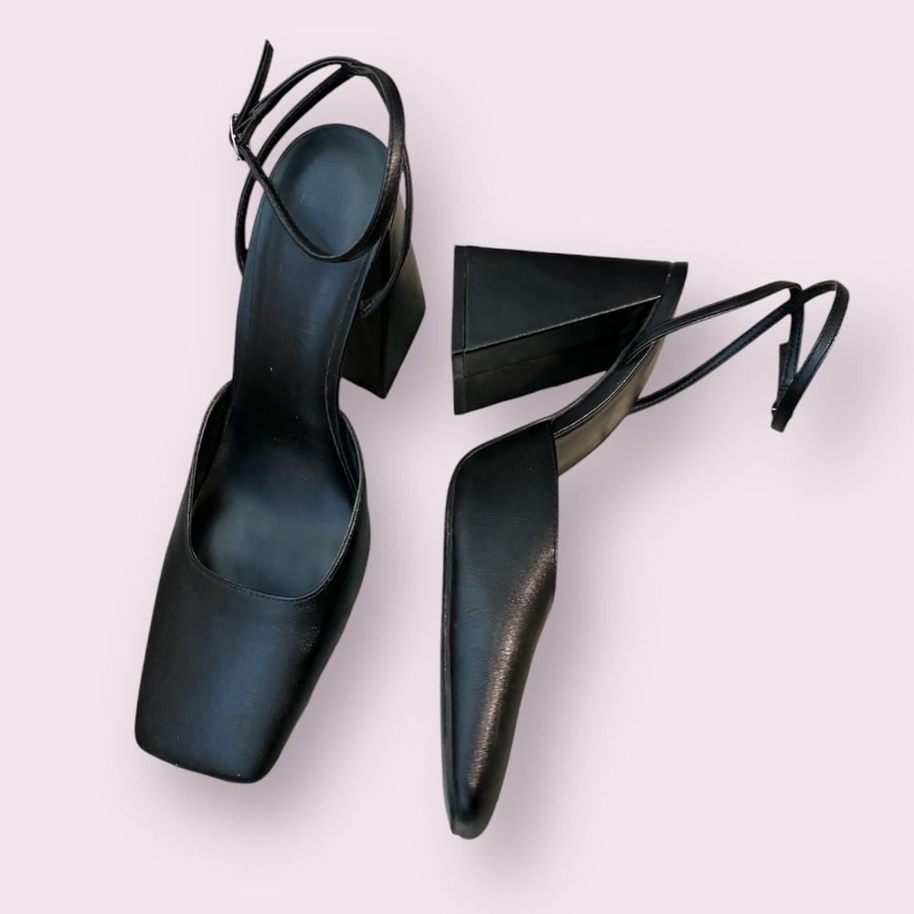 Mango Block heels